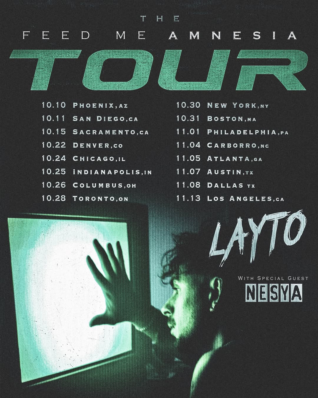 NESYA Tour Poster